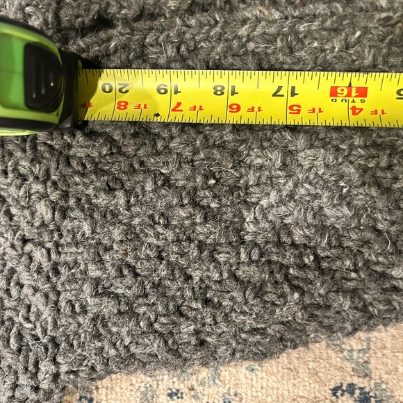 Ishka Grey Wool Fisherman Style Vintage Sweater/EUC/ made in Ecuador/ one size - Picture 6 of 8